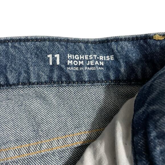 Arizona Jeans Womens Junior Size 11 Highest Rise Semi Relaxed Tapered Mom Jeans - Picture 7 of 11